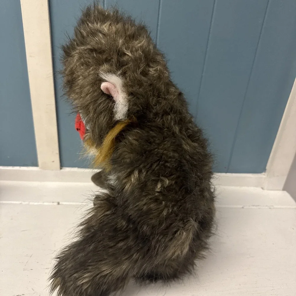 2006 K&M Plush Monkey Mandrill  Sitting 15
